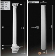 Европласт 4.46.301 СТВОЛ ДЛЯ ФАСАДА