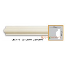 Молдинг с гладким профилем Gaudi Decor CR3075