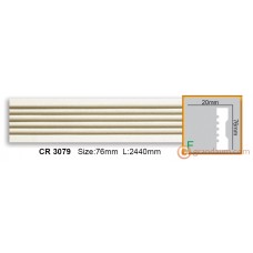 Молдинг с гладким профилем Gaudi Decor CR3079