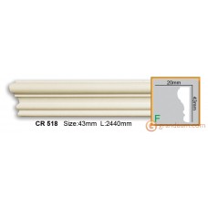 Молдинг с гладким профилем Gaudi Decor CR518