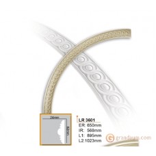 Молдинг радиусный Gaudi Decor LR 3601