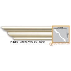 Карниз с гладким профилем Gaudi Decor P2006