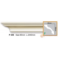 Карниз с гладким профилем Gaudi Decor P208