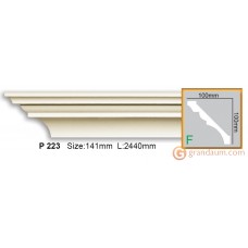 Карниз с гладким профилем Gaudi Decor P223