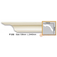 Карниз с гладким профилем Gaudi Decor P232