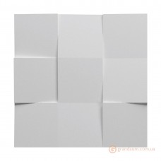 3D панель из гипса "КВАДРАТЫ" 500х500 мм