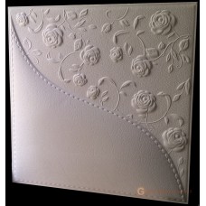 3D панели из гипса Розы