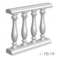 Балюстрада из гипса Гб-19 h1110 мм
