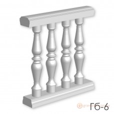 Балюстрада из гипса Гб-6 h935 мм