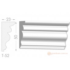 Карниз, молдинг из гипса т-52