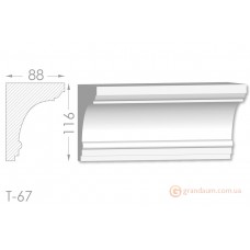 Карниз, молдинг из гипса т-67