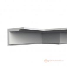 Гипсовый карниз гладкий KS014