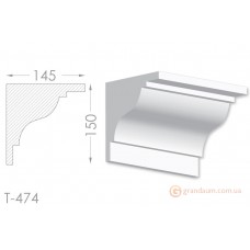 Карниз, молдинг из гипса т-474