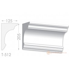 Карниз, молдинг из гипса т-512