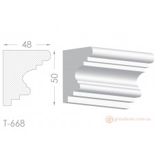 Карниз, молдинг из гипса т-668