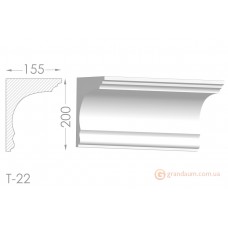 Карниз, молдинг из гипса т-22
