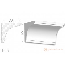 Карниз, молдинг из гипса т-43