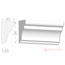 Карниз, молдинг из гипса т-65