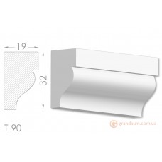 Карниз, молдинг из гипса т-90
