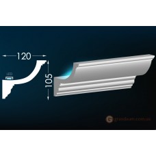 Карниз гипсовый для скрытого освещения ТС-42 (Т-324)