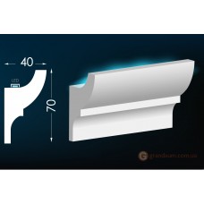Карниз из гипса для скрытого освещения ТС-3