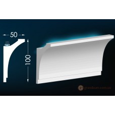 Карниз из гипса для скрытого освещения ТС-5