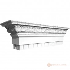 Карниз из гипса к-191 h160х80 мм