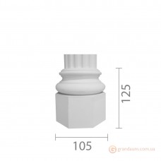 База для гипсовой колонны б-34 (1/2)