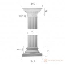 Колонна из гипса ка-88 (1/2)
