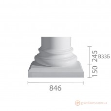 База для гипсовой колонны б-33 (1/2)