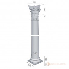 Колонна из гипса ка-66 (энтазис)