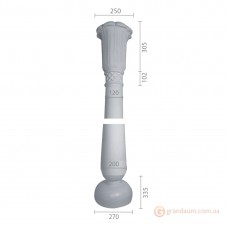 Колонна из гипса ка-74 (коническая)