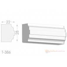 Тяга, гипсовый молдинг т-386