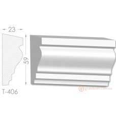 Тяга, гипсовый молдинг т-406