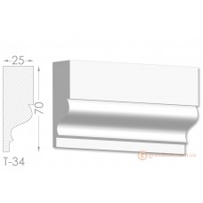 Тяга, гипсовый молдинг т-34