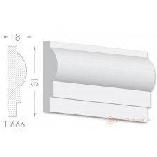 Тяга, гипсовый молдинг т-666