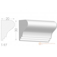 Тяга, гипсовый молдинг т-97