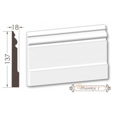 Напольный плинтус из гипса 1 (т-80)