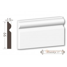 Напольный плинтус из гипса 15