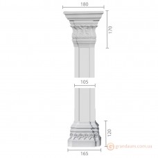 Пилястра из гипса ка-79
