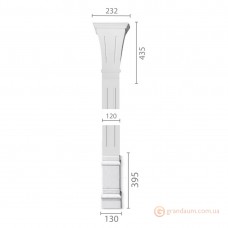 Пилястра из гипса ка-59