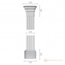 Пилястра из гипса ка-83