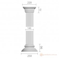 Пилястра из гипса ка-4