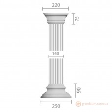 Пилястра из гипса ка-4