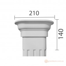 Капитель пилястры из гипса кп-83