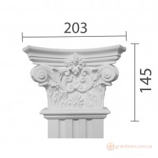 Капитель пилястры из гипса кп-82