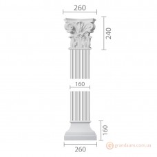 Пилястра из гипса ка-26