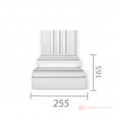 База колонны из гипса б-62 (пилястра)