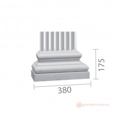База колонны из гипса б-69 (пилястра)