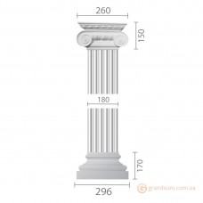 Пилястра из гипса ка-6